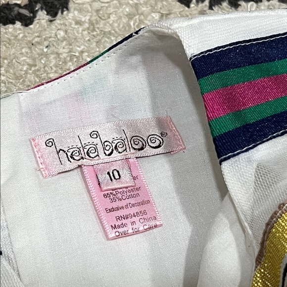 Halabaloo Multicolor Striped Kids Dress - Picture 2 of 5